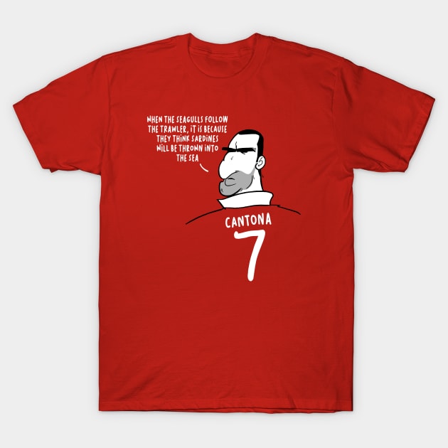 Eric Cantona Manchester Trawler T-Shirt by TerraceTees